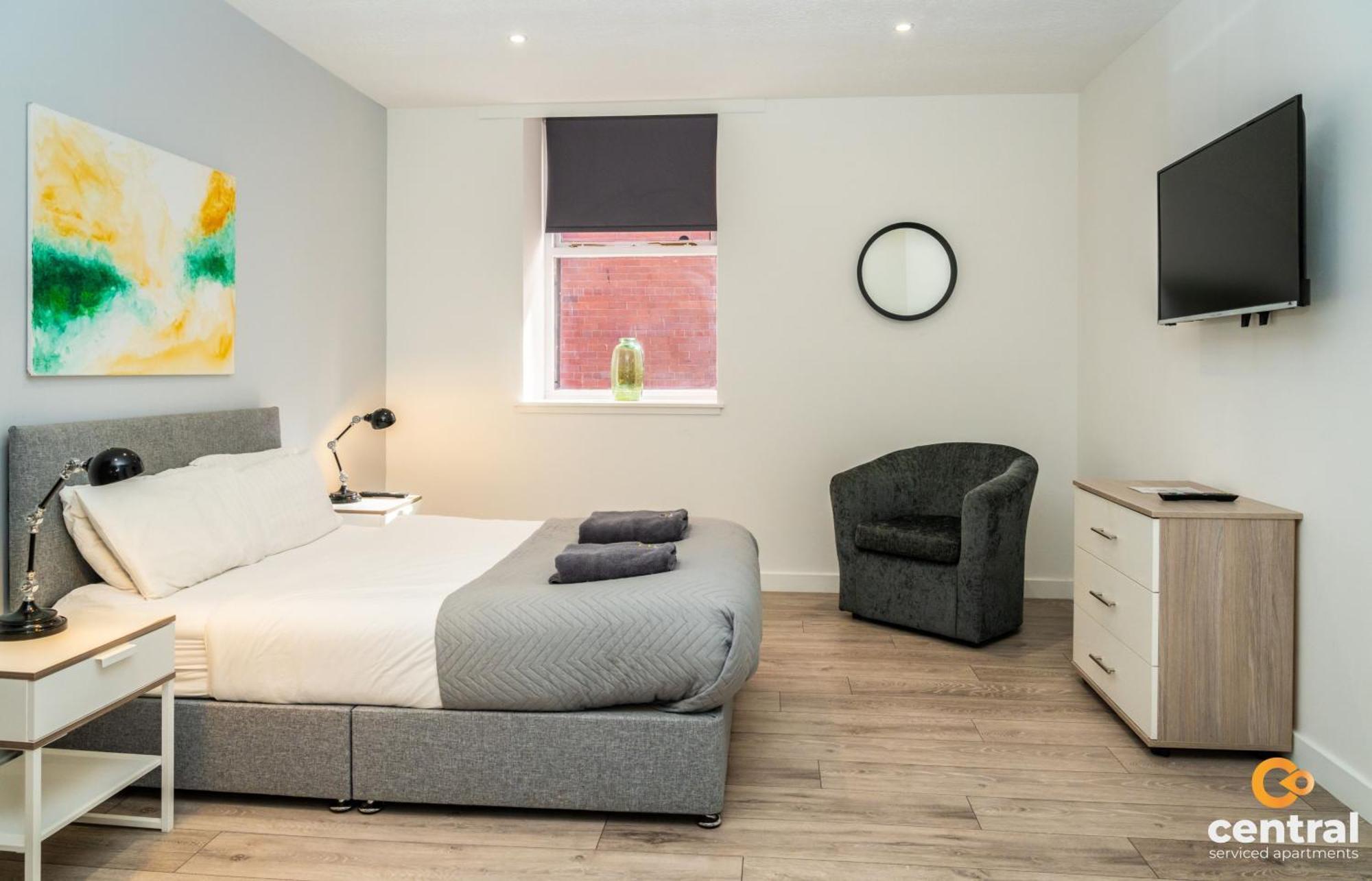 Central Serviced Apartments - 2 Bedroom - Walk Away From City Centre & Universities - Sleeps 4 - 3 X Double Beds - Smart Tvs In All Rooms - Short Term Stays Welcome - Walk Away From Train & Bus Station - Preferred Location For Short Stay In Dundee Exterior foto