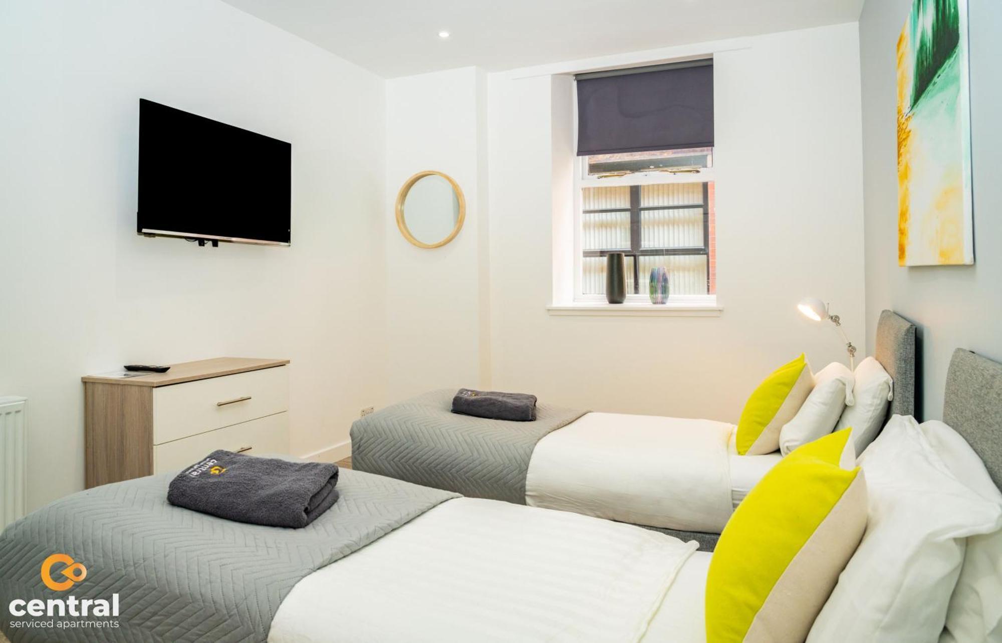 Central Serviced Apartments - 2 Bedroom - Walk Away From City Centre & Universities - Sleeps 4 - 3 X Double Beds - Smart Tvs In All Rooms - Short Term Stays Welcome - Walk Away From Train & Bus Station - Preferred Location For Short Stay In Dundee Exterior foto